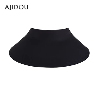 Сонцезахисний капелюх AJIDOU, літній, безшовний, суцільний, жіночий, чорний