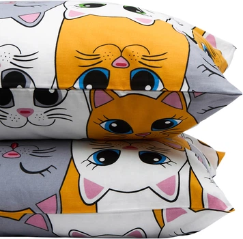 Набор наволочек Moon&Star Бязь Gold Люкс Kitty Dreams 40х40 см 2 шт (MS-840001860)