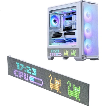 Корпус PHANTEKS G400A, белый, Mid-Tower ATX, с задней разводкой кабелей, стеклянные боковые панели, сетчатая передняя панель, место под водяное охлаждение 360 мм, Type-C 20 Гбит/с
