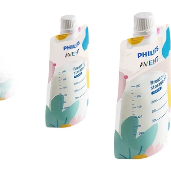 Пакеты для хранения грудного молока AVENT Philips AVENT, для холодильника, портативные, с соской, 30 шт