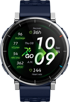 Смарт-годинник Amazfit Active 3 Premium Atlas Blue (W2558GL2N)