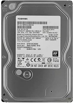 Накопитель HDD SATA 500GB Toshiba 7200rpm 32MB (DT01ACA050)