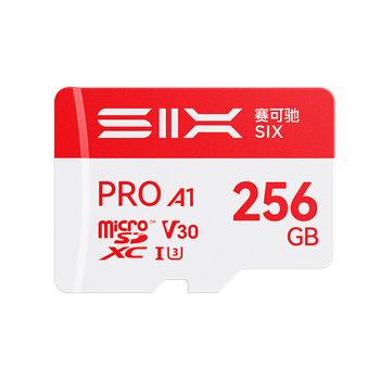 Карта памяти SIX microSD 256 ГБ U3 A1 V30, до 150 МБ/с