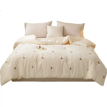 Одеяло MUJI класс А из соевого волокна антибактериальное односпальное, 3.5 кг, 150x200 см