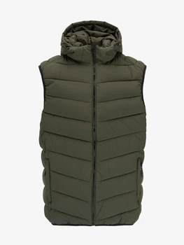 Куртка без рукав однотонна чоловіча GENUA G01201-0021 3XL Хакі shop (2000999637797)