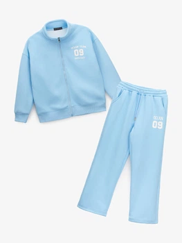 Костюм світшот+штани для дівчинки GENUA G01326-0015 128 см Блакитний shop (2000999640254)