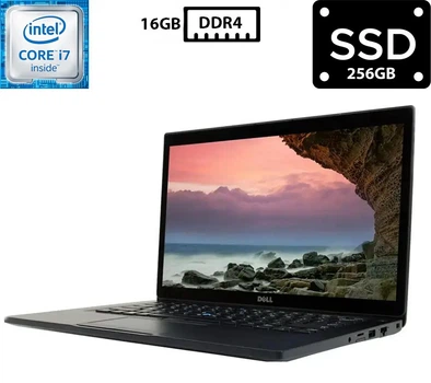 Ноутбук Dell Latitude 7480 14" IPS 1920x1080 Core i7-6650U 2.20GHz 16GB DDR4 SSD 256GB Intel Iris Graphics 540 Камера (D7480i7R16S256A3) Б/В