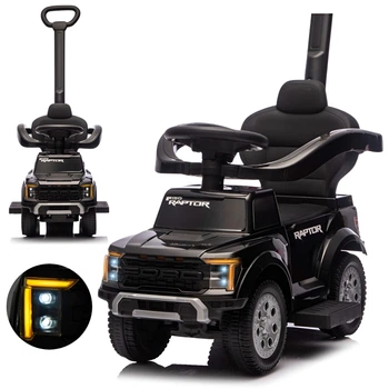 Jeździk dziecięcy z rączką Milly Mally Ford F-150 3 w 1 Black (01174) (5907090701174)