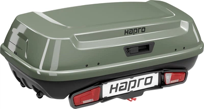 Бокс на фаркоп із кріпленням Hapro Boxer L (Sage Green) 37501 + Hapro Frame 37330 (HP 37501-37330)
