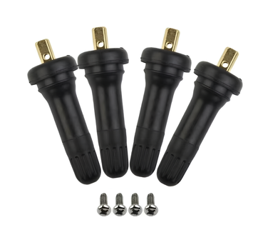 Вентилі під датчики тиску шин TPMS (ніпелі, соски), комплект 4 шт.