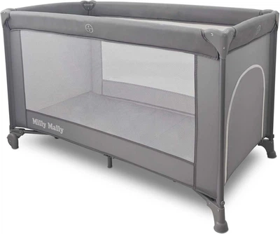 Ліжечко туристичне Milly Mally Mirage Grey (5901761120196)