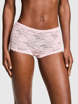Трусики шорты женские Victoria's Secret 507227886 Розовые (1159819869)