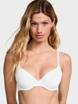 Бюстгальтер с косточками бесшовный Victoria's Secret 560859849 38C Белый (1161047836)