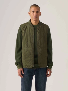 Теплий жилет чоловічий Levi`s 716314127 L Зелений (1161067106)