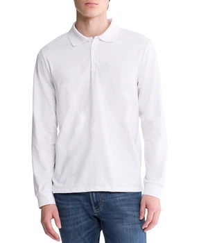 Мужской лонгслив-поло Calvin Klein 1159841756 (Белый XL)