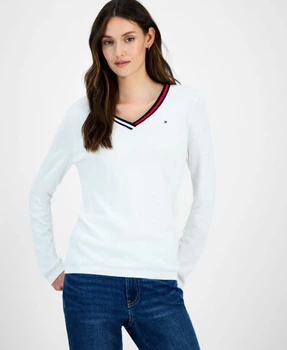 Женский свитер Tommy Hilfiger 1159862760 (Белый XXL)