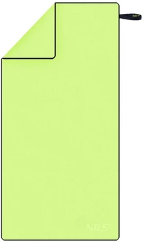 Ręcznik NILS CAMP NCR11 z mikrofibry 140 x 70 cm Jasnozielony (5907695541182)