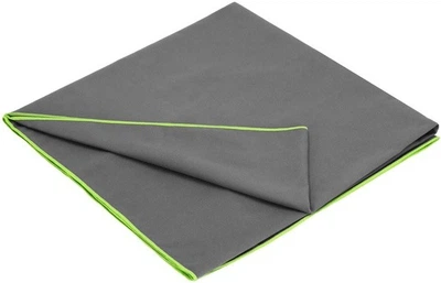 Ręcznik z mikrofibry Springos plażowy szybkoschnący 180 x 90 cm szaro-zielony (5907719435459)
