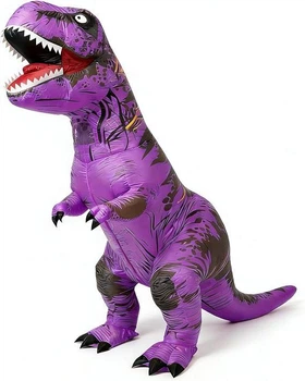 Костюм надувний динозавр T-Rex для дорослих і дітей (з вентилятором) Фіолетовий