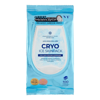 Тонер-пэды для лица VT Cosmetics Cryo Skin Pack охлаждающие 100 шт