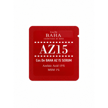 Сироватка для обличчя з азелеїновою кислотою 15% 1,5 мл COS DE BAHA AZ15 Serum Sample (S_AZ15) 1.5ml