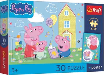 Пазл Trefl Premium Plus Kids: Свинка Пеппа (30 эл.) — 18345