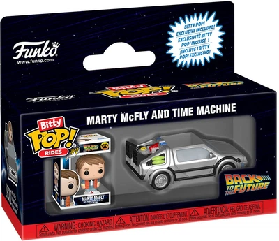 Набор мини-фигурок Bitty Pop! Ride: Back to the Future — Marty & Time Machine (85521)
