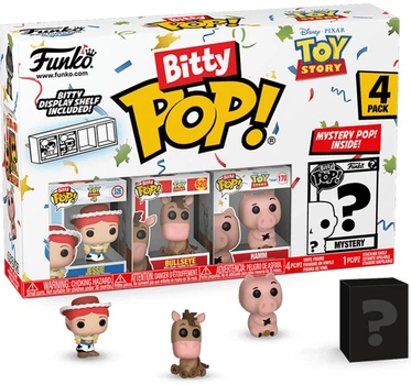 Набор фигурок Bitty Pop! Disney Pixar: Toy Story (История игрушек) — #73041 Джесси (4 фигурки в асс.)