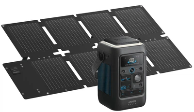 Stacja zasilania Anker Solix C300XDC / 300 W / 288 Wh / LiFePO4 + panel solarny PS60 (B1728311)