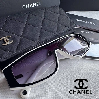 Солнцезащитные очки Chanel CH6057 черная линза, градиент