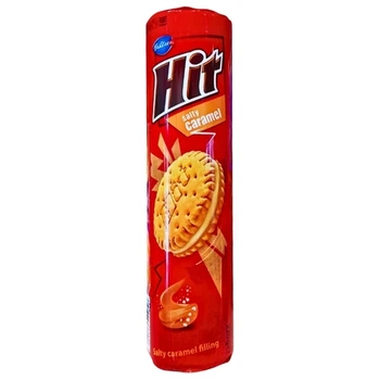 Печиво-сендвіч Hit Salty Caramel із начинкою солоної карамелі 220 г