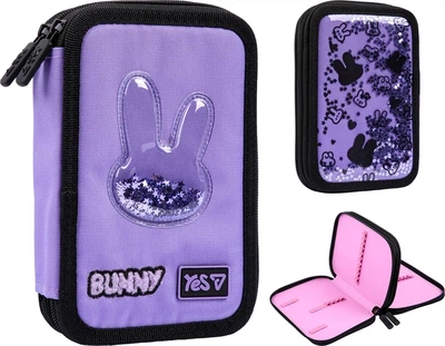 Пенал твердий Yes подвійний HP-01 Shiny Bunny (533708)