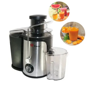 Соковыжималка электрическая MS 5220 600 Вт для овощей и фруктов с широкой камерой подачи 70 мм и двумя режимами скорости отжима сока из стали