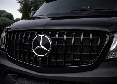 Передняя решетка Panamericana GT Black для Mercedes Sprinter W906 2006-2018 гг