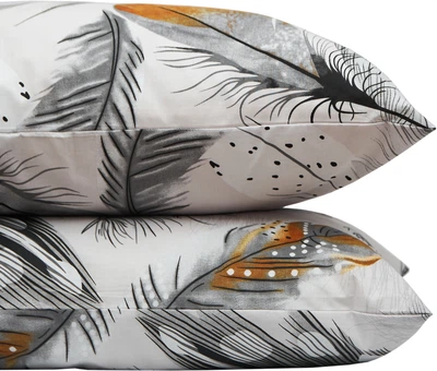 Набір наволочок Moon&Star Бязь Gold Люкс Mono Feathers 50х50 см 2 шт (MS-840001976)