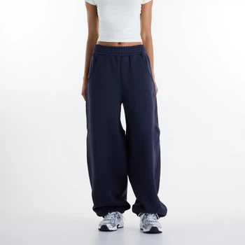 Женские синие спортивные брюки New Balance Athletics Crafted Fleece 34 (XS) (WB62L0NLDNT)