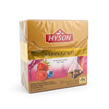 Чай Хайсон Exotic Black Tea Berry Gold 20*2г пирамидка