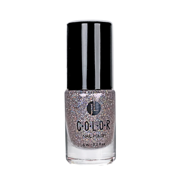 Лак для ногтей Jovial Luxe Color 6 мл, 087 Бежевый с разноцветным глиттером