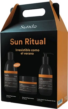 Набір для догляду за волоссям Sendo Sun Ritual Шампунь для волосся 250 мл + Маска для волосся 200 мл + Молочко для волосся 150 мл (8436581015928)
