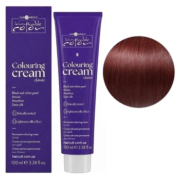 Крем-фарба для волосся Hair Company стійка Colouring Cream Inimitable Color 8 Світлий блондин рожевий 100 мл
