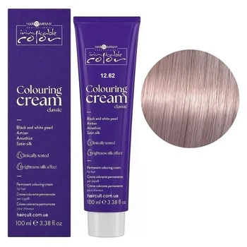 Крем-фарба для волосся Hair Company стійка Colouring Cream Inimitable Color 12/62 Ультрасвітлий блондин рожевий 100 мл