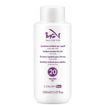 Окислювальна емульсія для фарби ING з фруктовими кислотами Oxidant emulsion Coloring 6% 20 Vol 150 мл