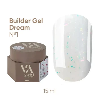 Гель моделирующий Valeri Builder Gel Dream №01 15 мл
