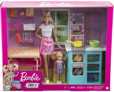 Ігровий набір Mattel Barbie 2 Сестри Спільне Печіння HBX03/2 (194735003884)