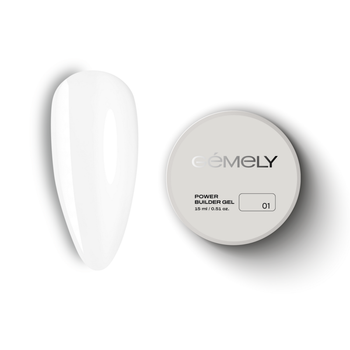 Гель моделирующий Gémely Power Gel Builder №1 прозрачный 15 мл