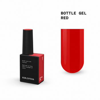 Гель моделирующий Biblioteka Bottle Gel Red Красный 10 мл
