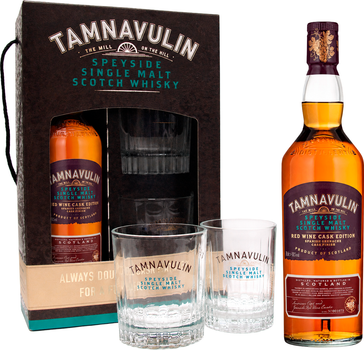 Віскі Tamnavulin Red Wine Cask Edition 0.7 л 40% + 2 келихи (4820196540199N)
