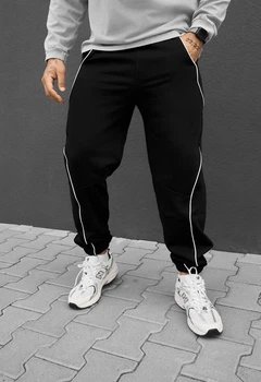 Спортивні штани Staff ers reflective black XL чорний