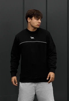 Свитшот Мужской Стаф Черный Однотонный Худи Спортивный Staff Kant Black XXL (401496)