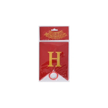 Гирлянда с флажками "Happy Birthday" MK 5955(Red) красный